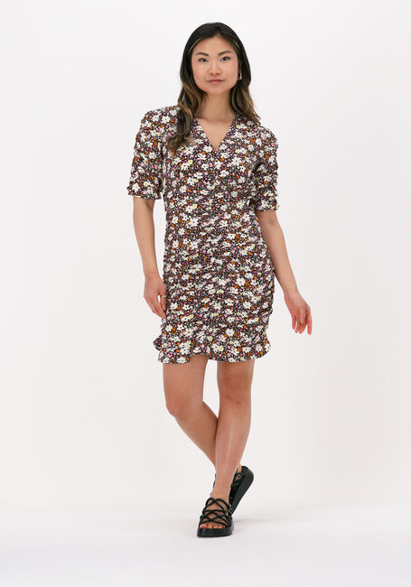 Hell-Pink COLOURFUL REBEL Minikleid PEYTON MIMIFLOWER SMOCH DRESS - large