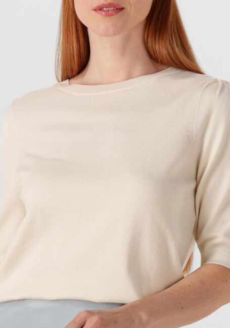 Ecru SUMMUM Pullover SHORT SLEEVE SWEATER - large
