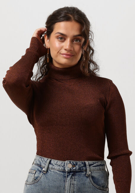 Braune GESTUZ Rollkragenpullover SILVIGZ ROLLNECK - large