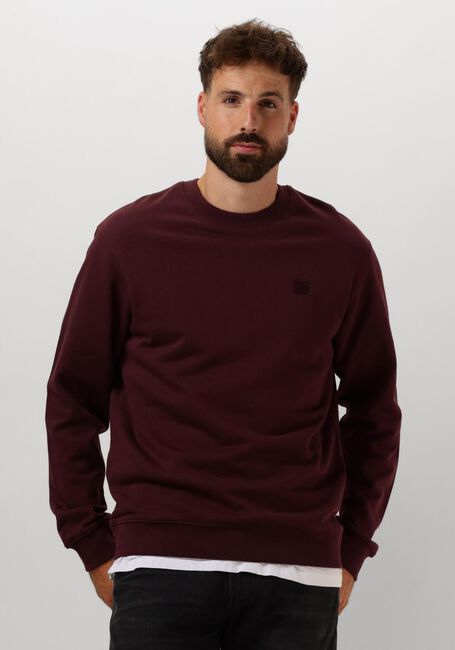 Rote SCOTCH & SODA Pullover ESSENTIAL LOGO BADGE CREW - large