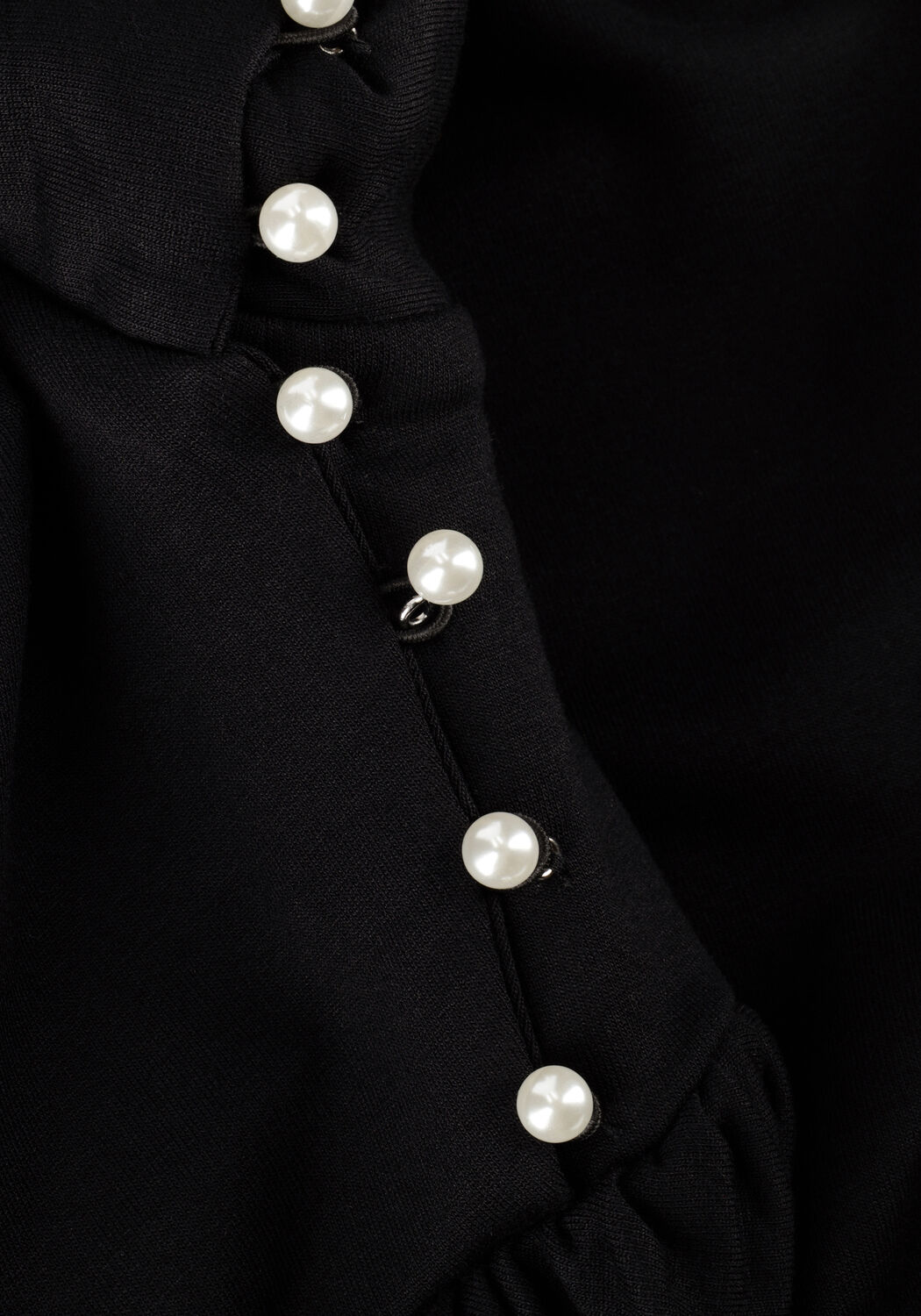 Schwarze GESTUZ Pullover RIFAGZ BUTTON BLOUSE - large