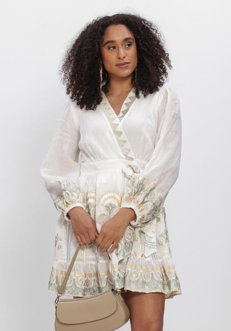 Wei&szlig;e GREEK ARCHAIC KORI Minikleid S6K-4073174 - large