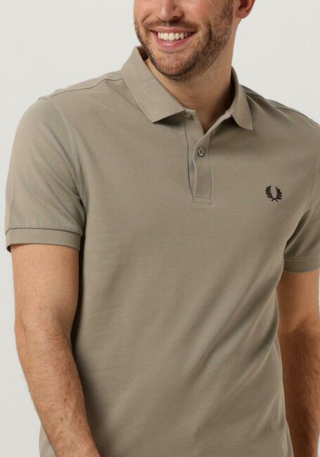 Olive FRED PERRY Polo-Shirt THE PLAIN FRED PERRY SHIRT - large