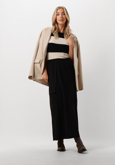 Beige PENN & INK Top SINGLET BIG STRIPE - large