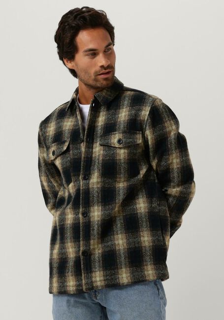 Dunkelblau ANERKJENDT Overshirt AKLION THICK CHECK OVERSHIRT - large