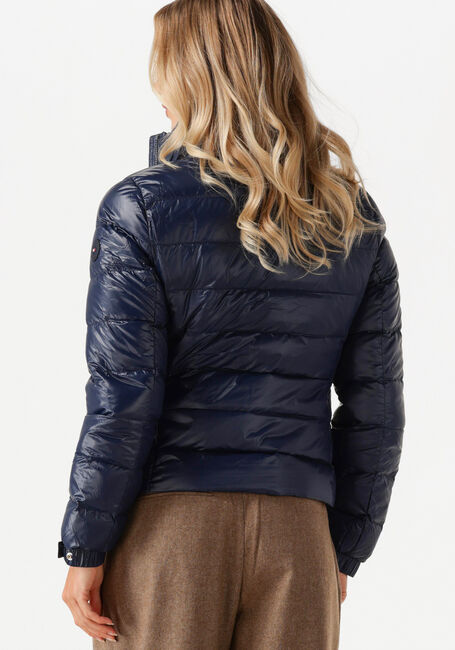 Blaue TOMMY HILFIGER Wattierte Jack LW DOWN FEMININE GLOSS JACKET - large