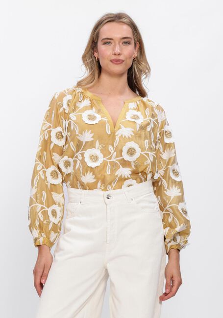 Goldfarbene AAIKO Blusen ALANZA 3D TEN 518 - large