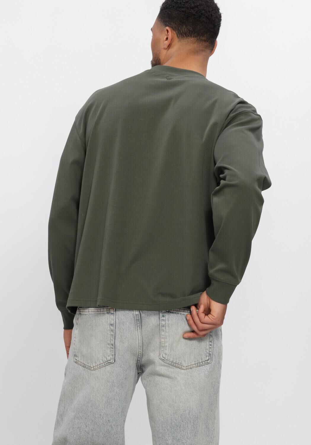 Dunkelgr&uuml;n PURE PATH T-shirt INITITIALS POCKET - large