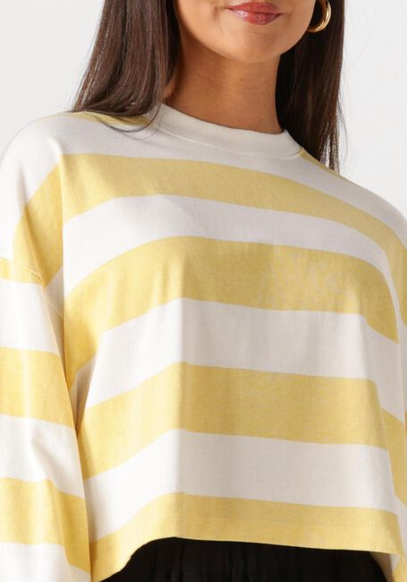 Gelbe CATWALK JUNKIE Pullover & Cardigans OVERSIZED STRIPED LONG SLEEVE - large