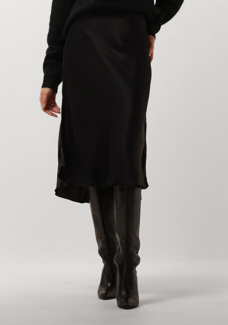 Schwarze SECOND FEMALE Midirock EDDY MW MIDI SKIRT - large