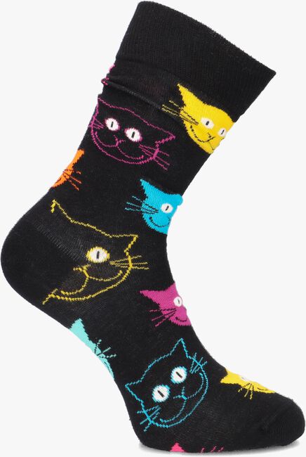 Schwarze HAPPY SOCKS Socken CAT - large