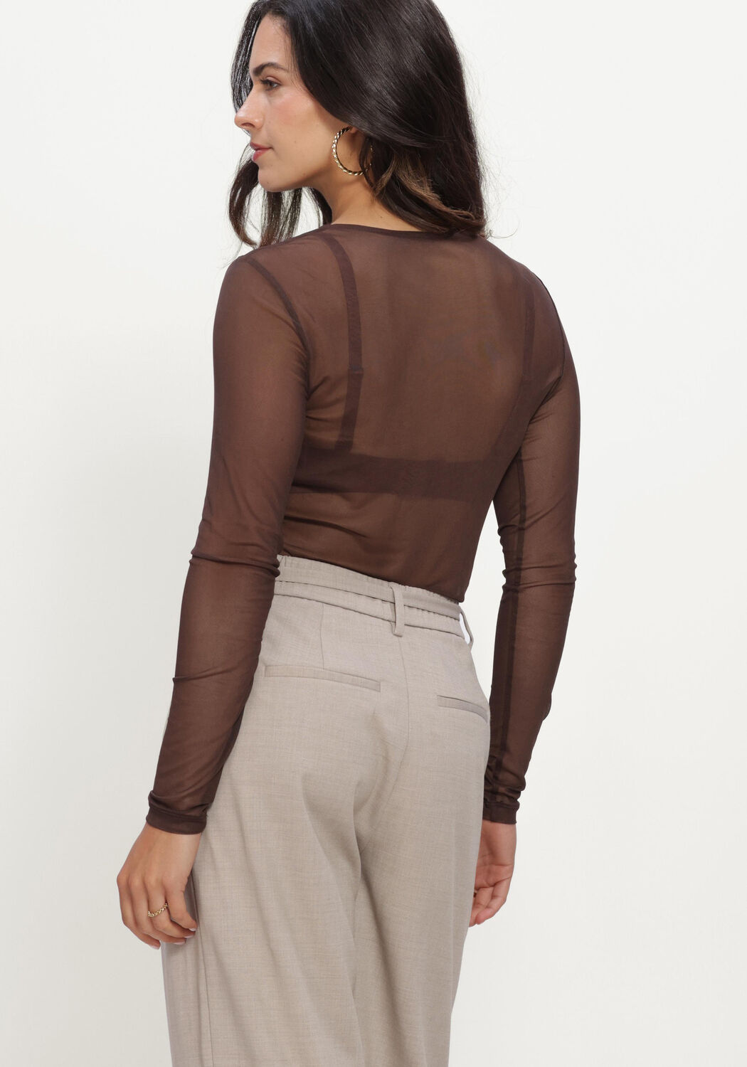 Braune MSCH COPENHAGEN Top MSCHJANIE ILLENORA TOP - large