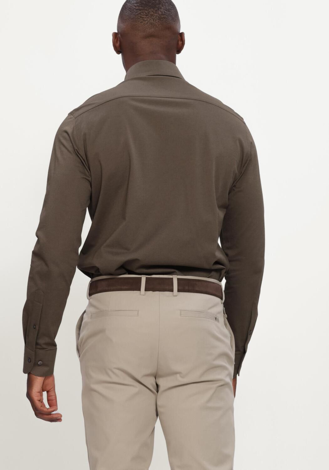 Gr&uuml;ne PROFUOMO Casual-Oberhemd SHIRT ONE PIECE - large