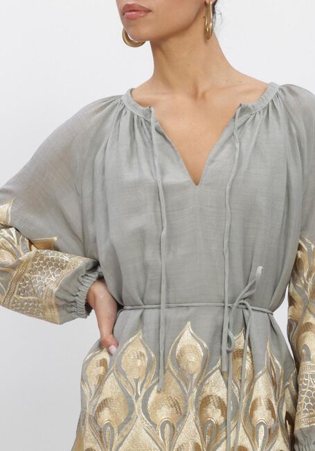 Graue GREEK ARCHAIC KORI Minikleid S26K-4033173 - large