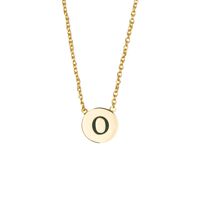 Goldfarbene ATLITW STUDIO Kette CHARACTER NECKLACE LETTER GOLD - medium