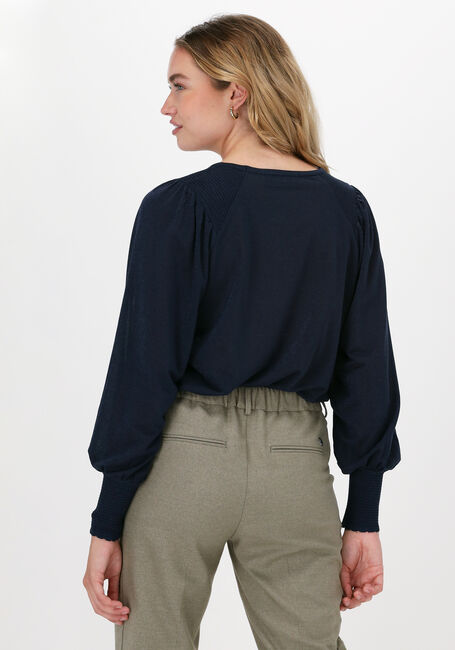 Blaue MOS MOSH Top KAMILLA LONGSLEEVE BLOUSE - large