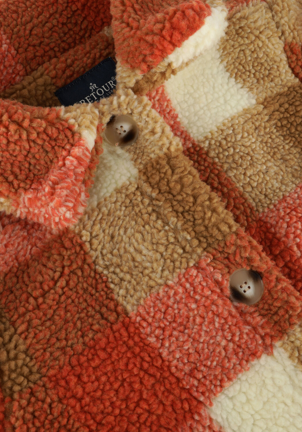 Beige RETOUR Kurze Hose NENA - large