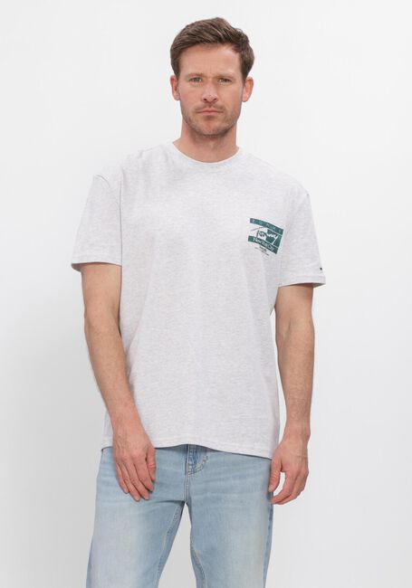 Hellgrau TOMMY JEANS T-shirt TJM REG SIGN FLAG SS TEE EXT - large