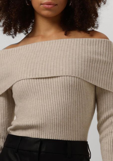 Sand MINUS Pullover FAME OFF SHOULDER KNIT PULLOVER - large