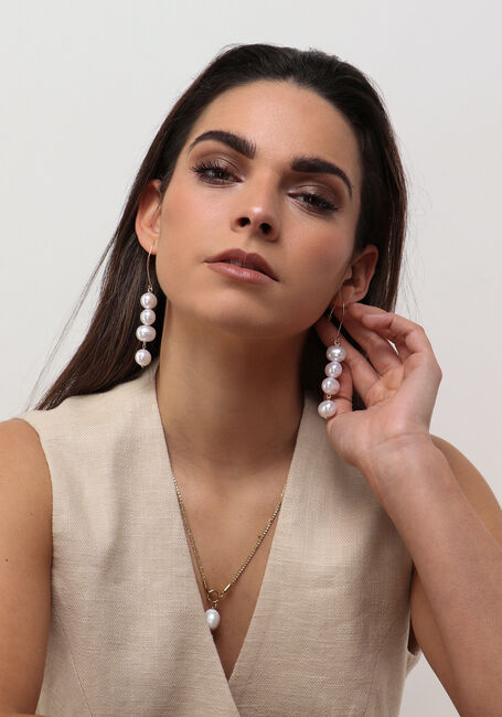 Goldfarbig NOTRE-V Kette NECKLACE PEARL - large