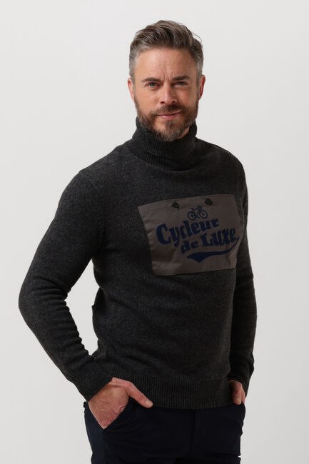 Graue CYCLEUR DE LUXE Rollkragenpullover 7410 - large