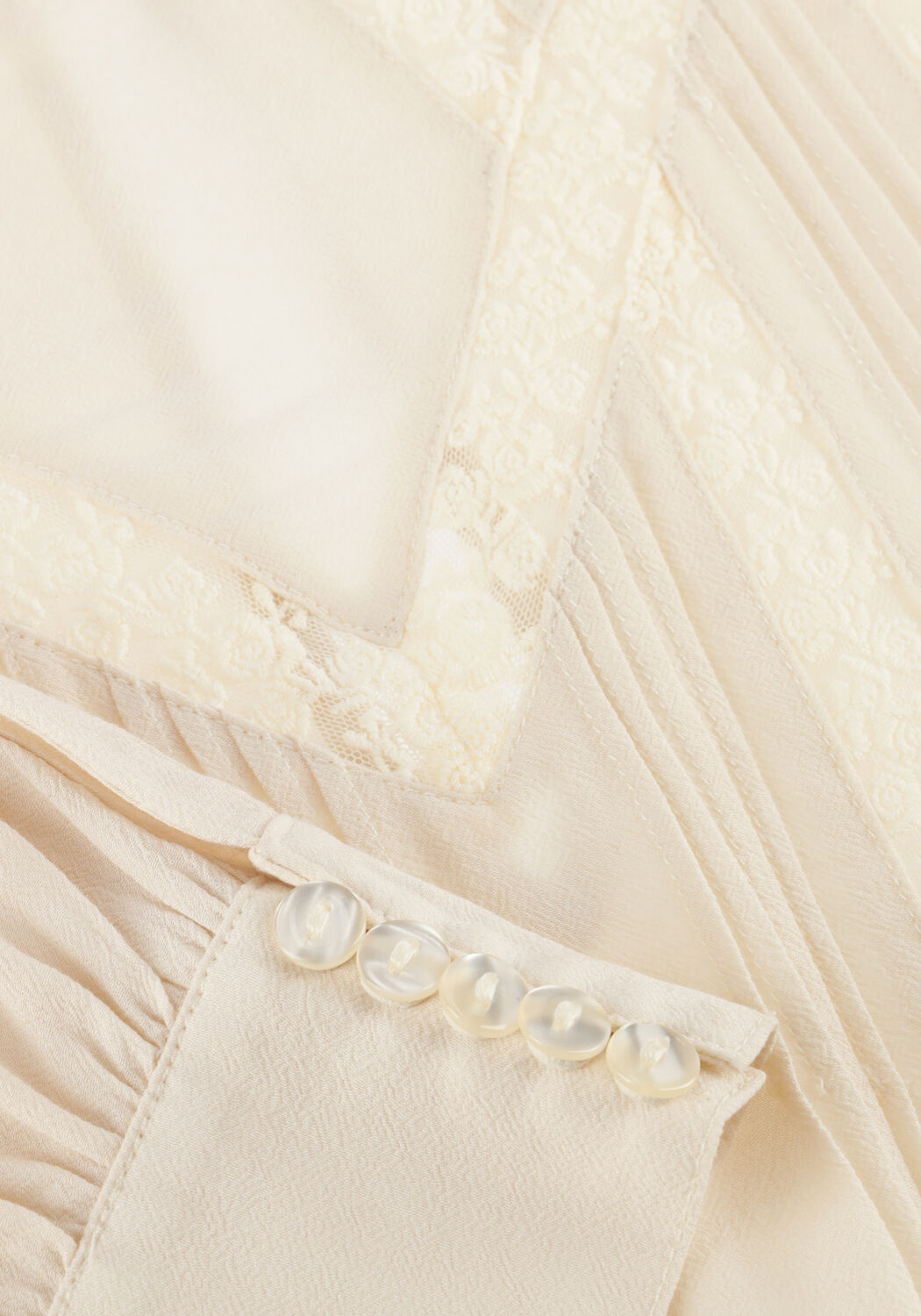 Beige WITHBLACK Tops & T-shirts WBLJENNY LS BLOUSE - large