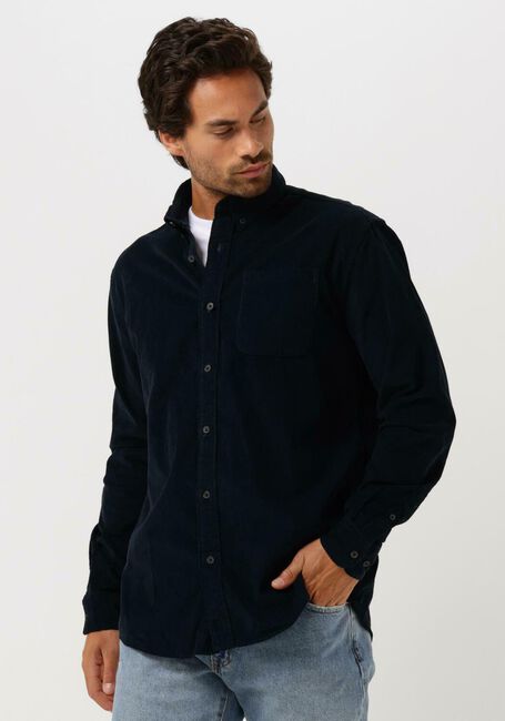Dunkelblau SELECTED HOMME Casual-Oberhemd SLHREGRICK-CORD SHIRT LS W - large