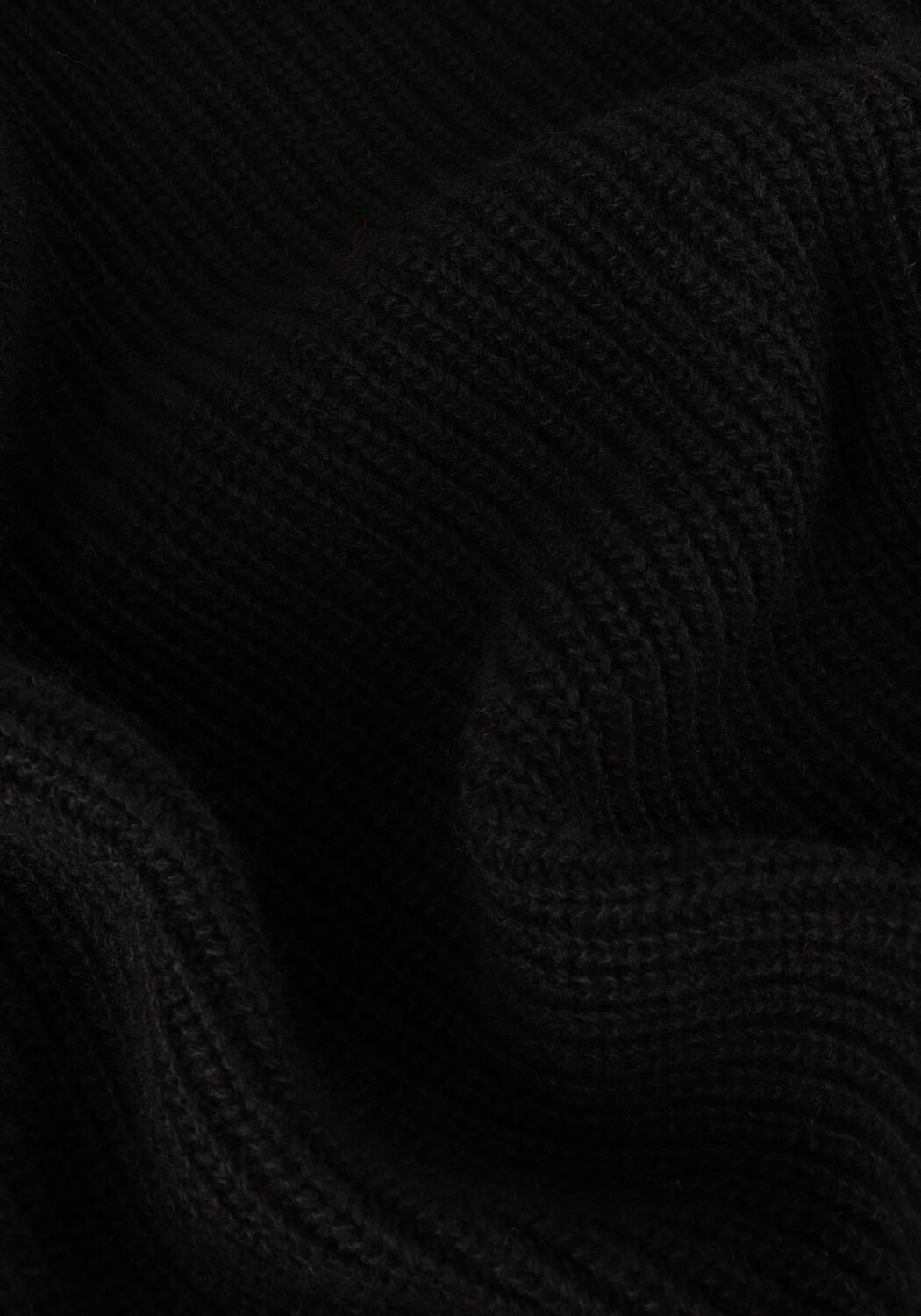 Schwarze VANILIA Pullover OVERSIZED TURTLE SWEATER - large