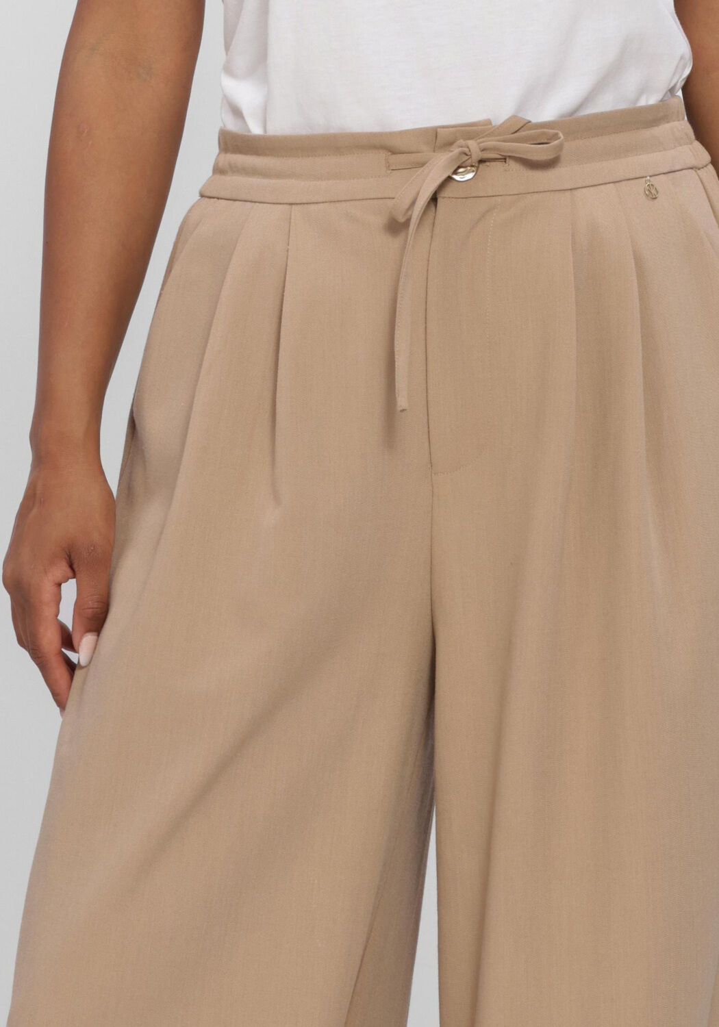 Beige NUKUS Weite Hose BERTIE PANTS - large