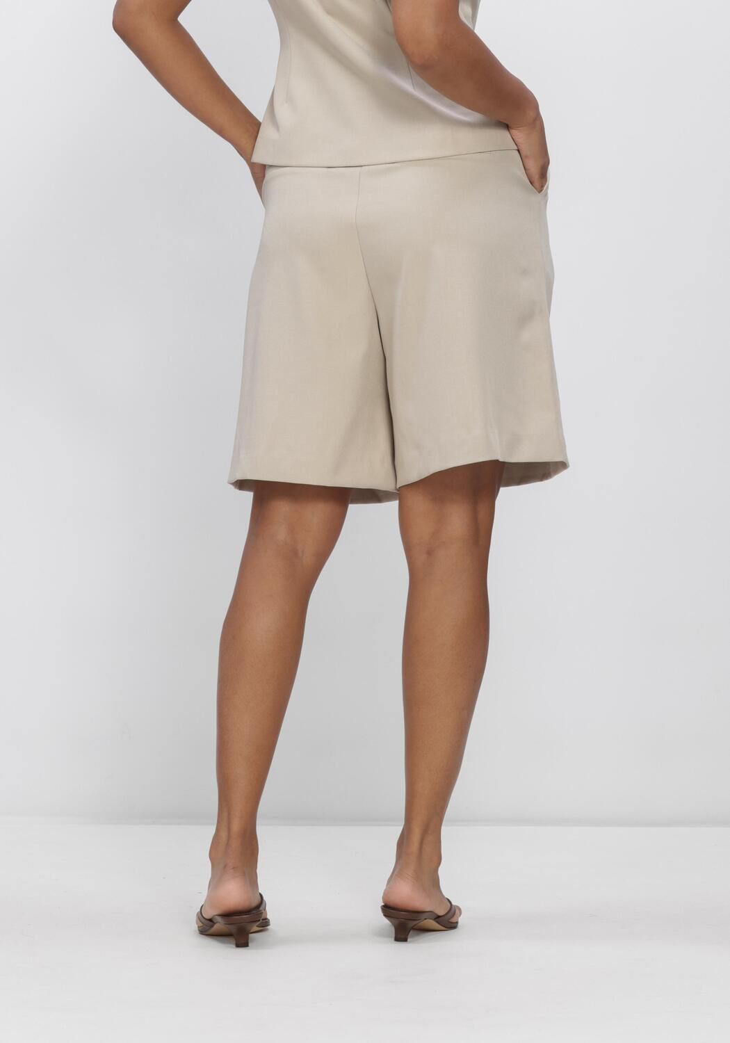 Beige NEO NOIR Kurze Hose NIKA STRUCTURE SHORTS - large