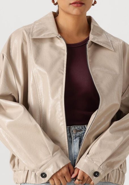 Beige WITHBLACK Jack WBLGILIAN VEGAN JACKET - large