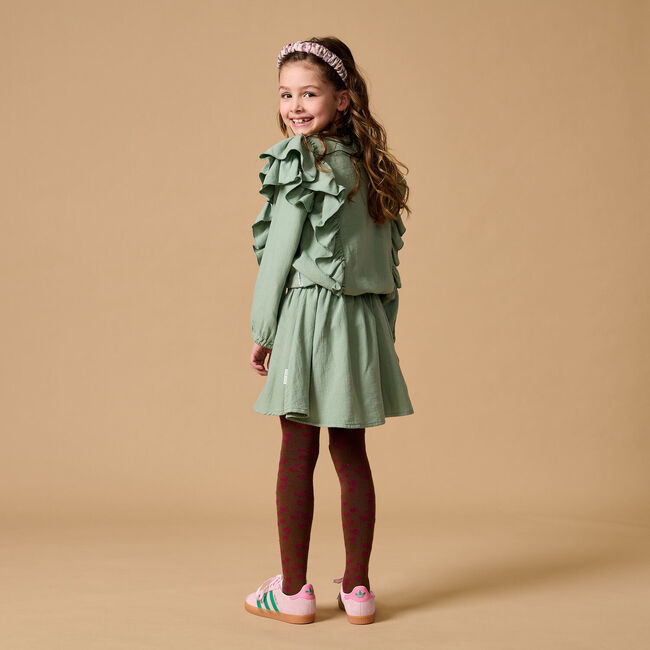 Grüne PETIT BLUSH Minirock ROMANTIC SKIRT - large
