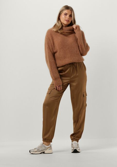 Camelfarbene BELLAMY Rollkragenpullover MOLLY - large