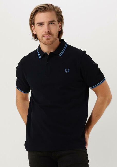 Dunkelblau FRED PERRY Polo-Shirt TWIN TIPPED FRED PERRY SHIRT - large