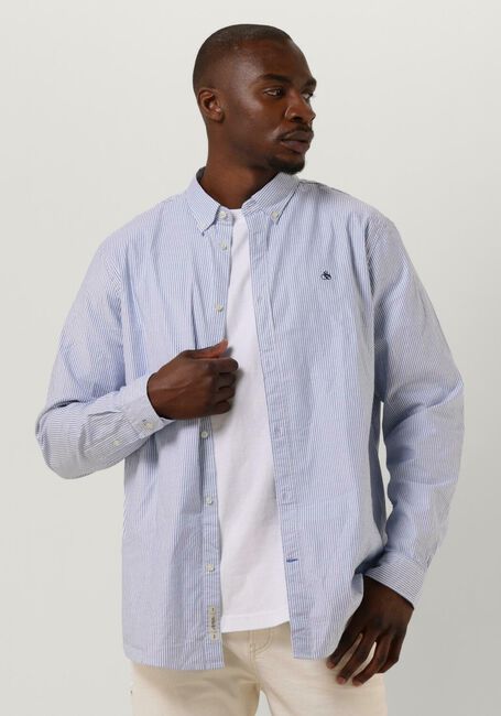 Blaue SCOTCH & SODA Casual-Oberhemd REGULAR FIT SHIRT - large