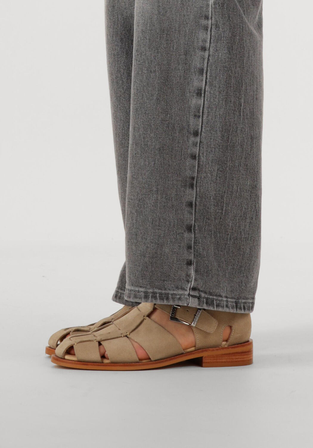 Beige BRONX Sandaletten mit Absatz NEXT-WAGON 85026 - large