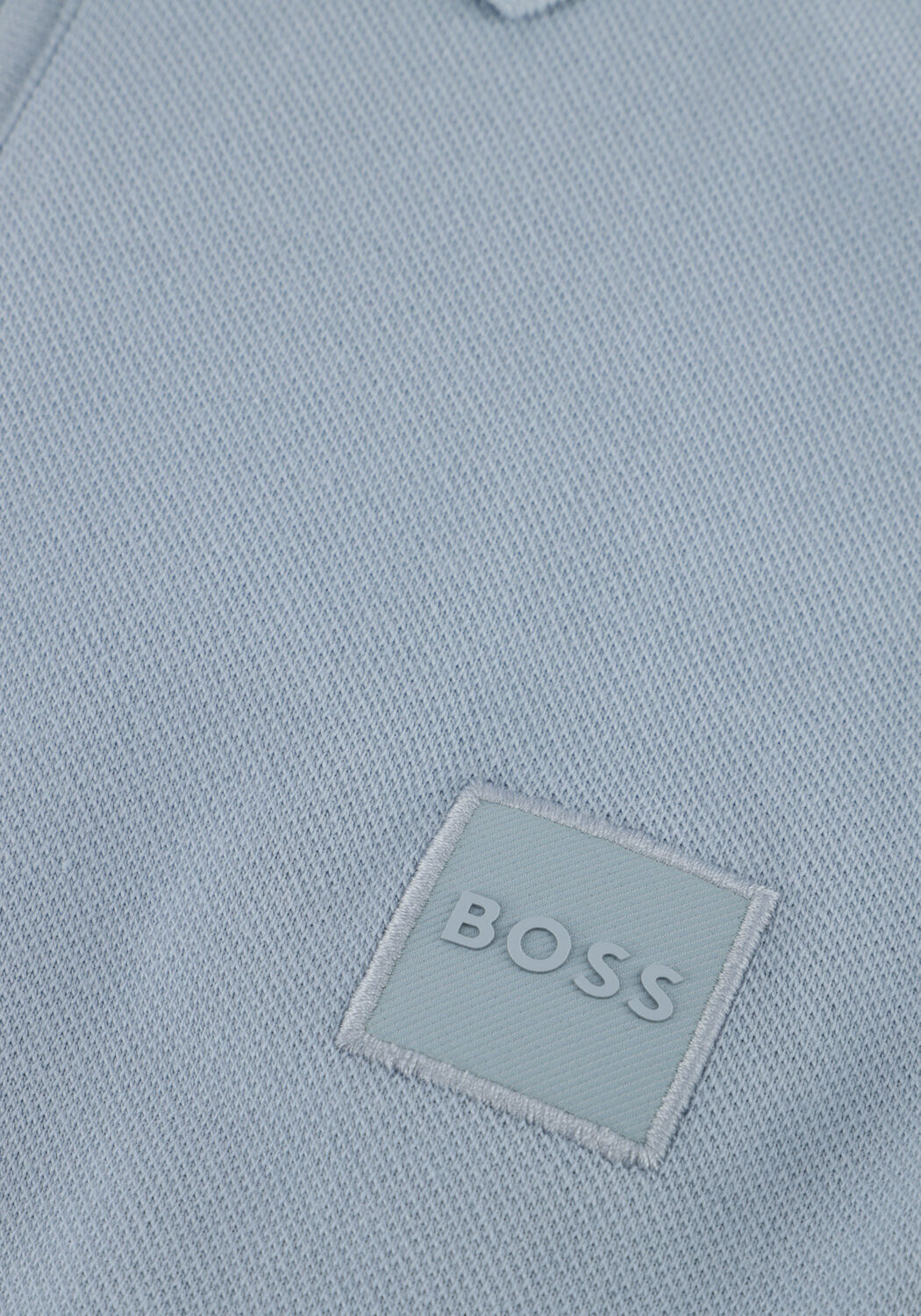 Hellblau BOSS ORANGE Polo-Shirt PASSERZIP - large