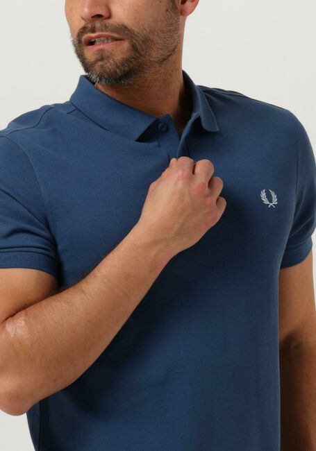 Blaue FRED PERRY Polo-Shirt THE PLAIN FRED PERRY SHIRT - large