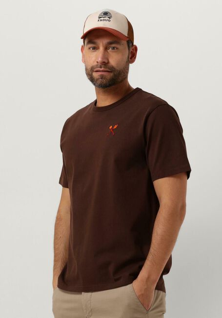 Braune FORÉT T-shirt SAIL T-SHIRT - large