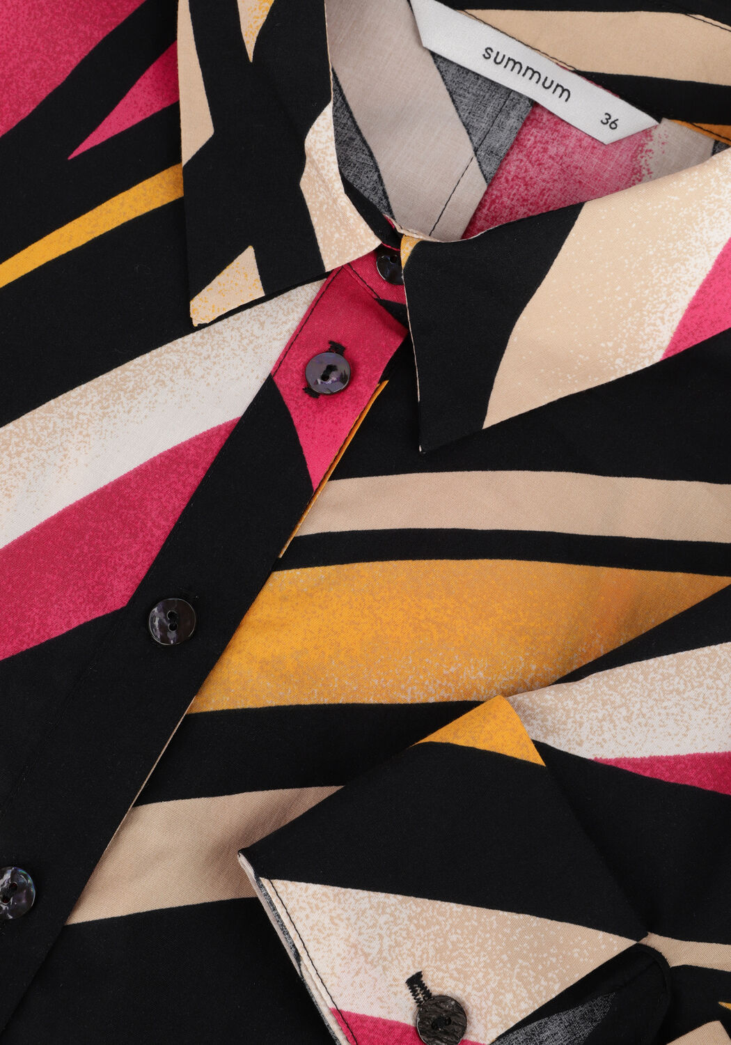 Mehrfarbige/Bunte SUMMUM Midikleid DRESS BIG SWIRLS - large