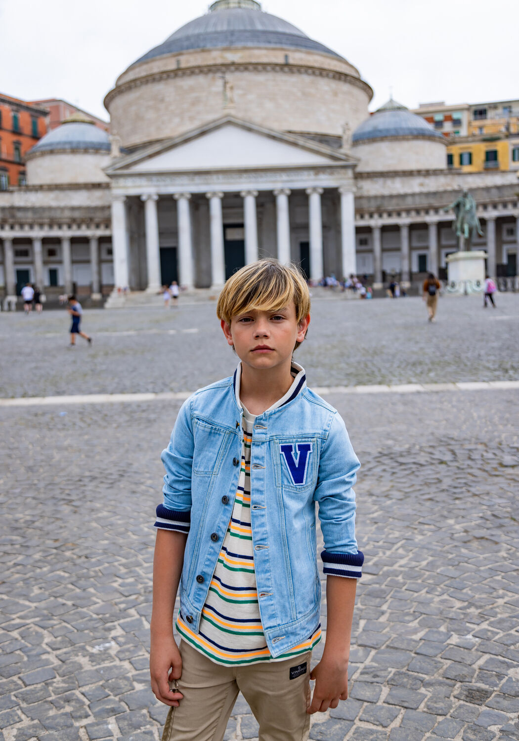 Blaue VINGINO Jeansjacke FITO - large