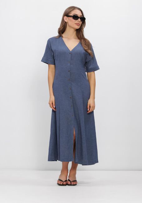 Blaue MSCH COPENHAGEN Kleider MSCHVIANA GINIA 2/4 DRESS - large