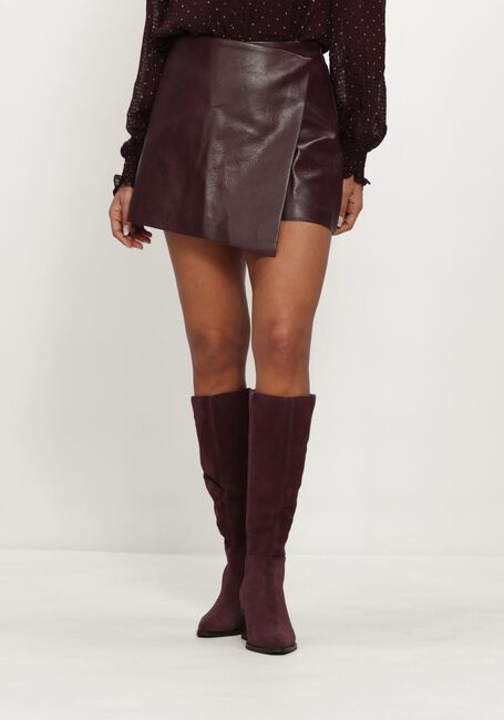 Bordeaux NEO NOIR Minirock ELAYNE FAUX LEATHER SKORTS - large