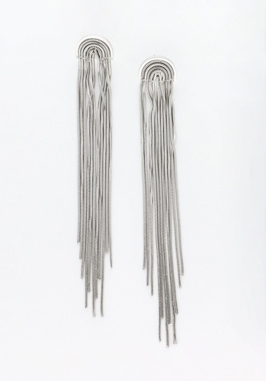 Silberfarbig NOTRE-V Ohrringe EARRING LONG