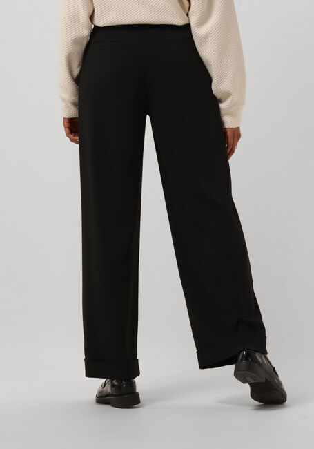 Schwarze VANILIA Hose CREPE TAILORED WIDE LEG - large