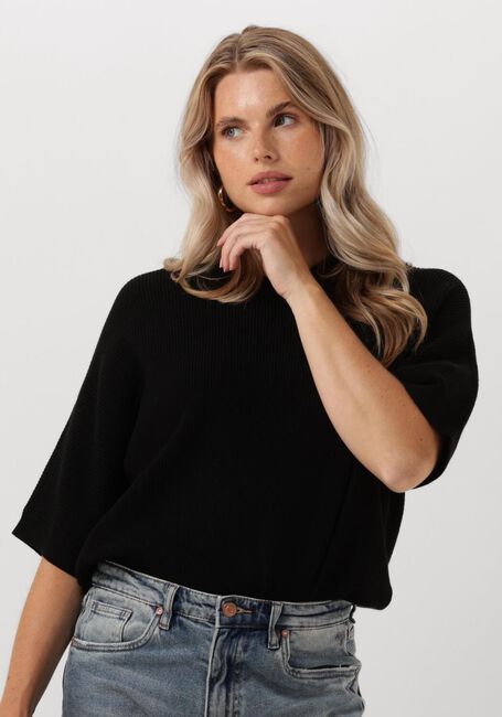 Schwarze MSCH COPENHAGEN Pullover MSCHAMARI RACHELLE 2/4 PULLOVER - large