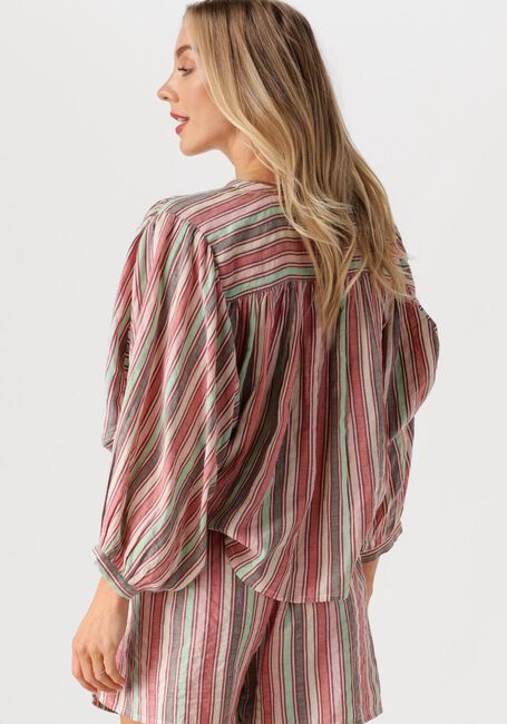 Mehrfarbige/Bunte BY-BAR Blusen BECKY MULTI STRIPE BLOUSE - large