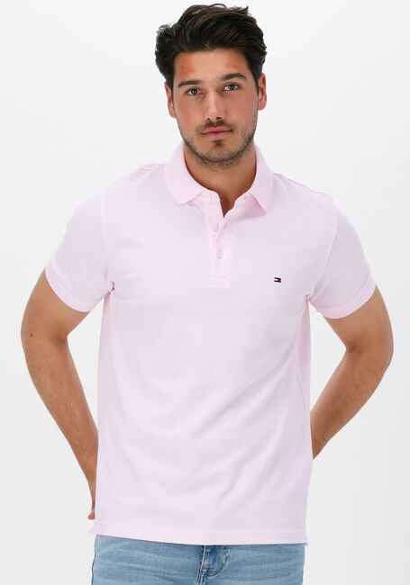 Hell-Pink TOMMY HILFIGER Polo-Shirt 1985 SLIM POLO - large