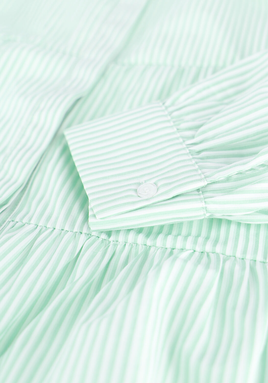 Gr&uuml;ne NEO NOIR Blusen RICA STRIPE SHIRT - large