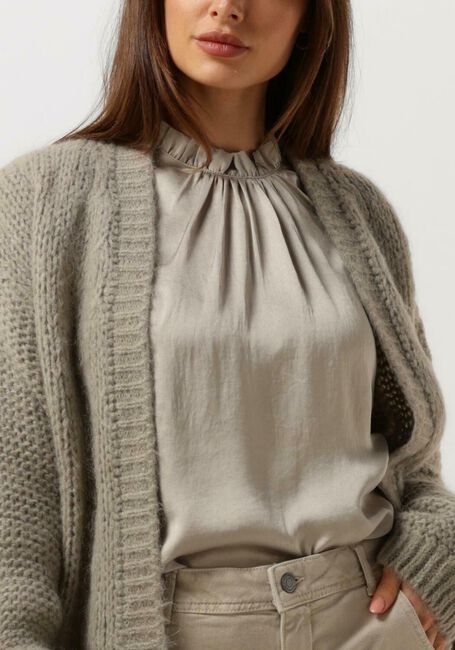 Grüne SUMMUM Strickjacke OVERSIZED CARDIGAN MOHAIR BLEND KNIT - large